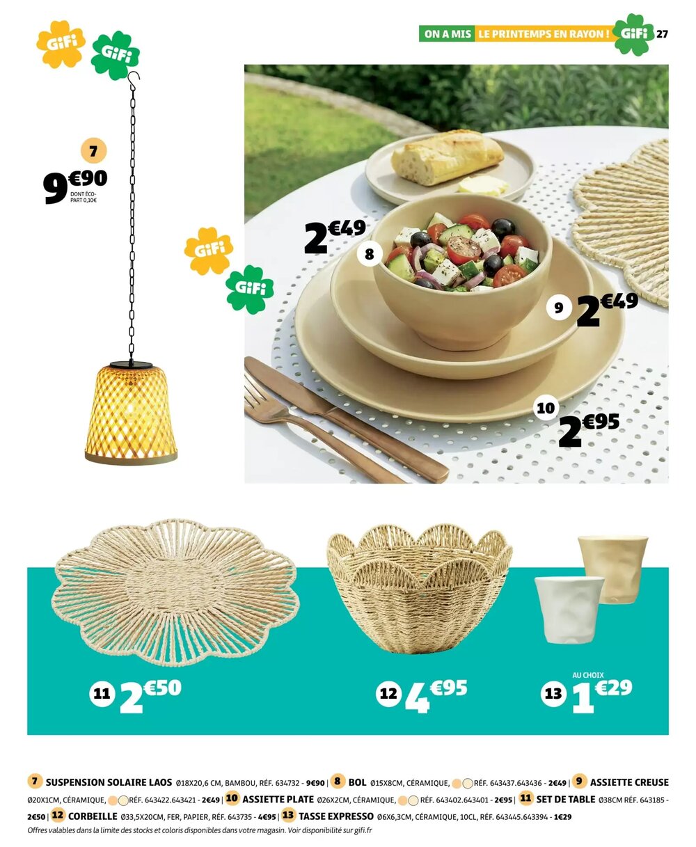 Prospectus promotionnel Gifi valable à partir du 10/03/2026 - Page 27.