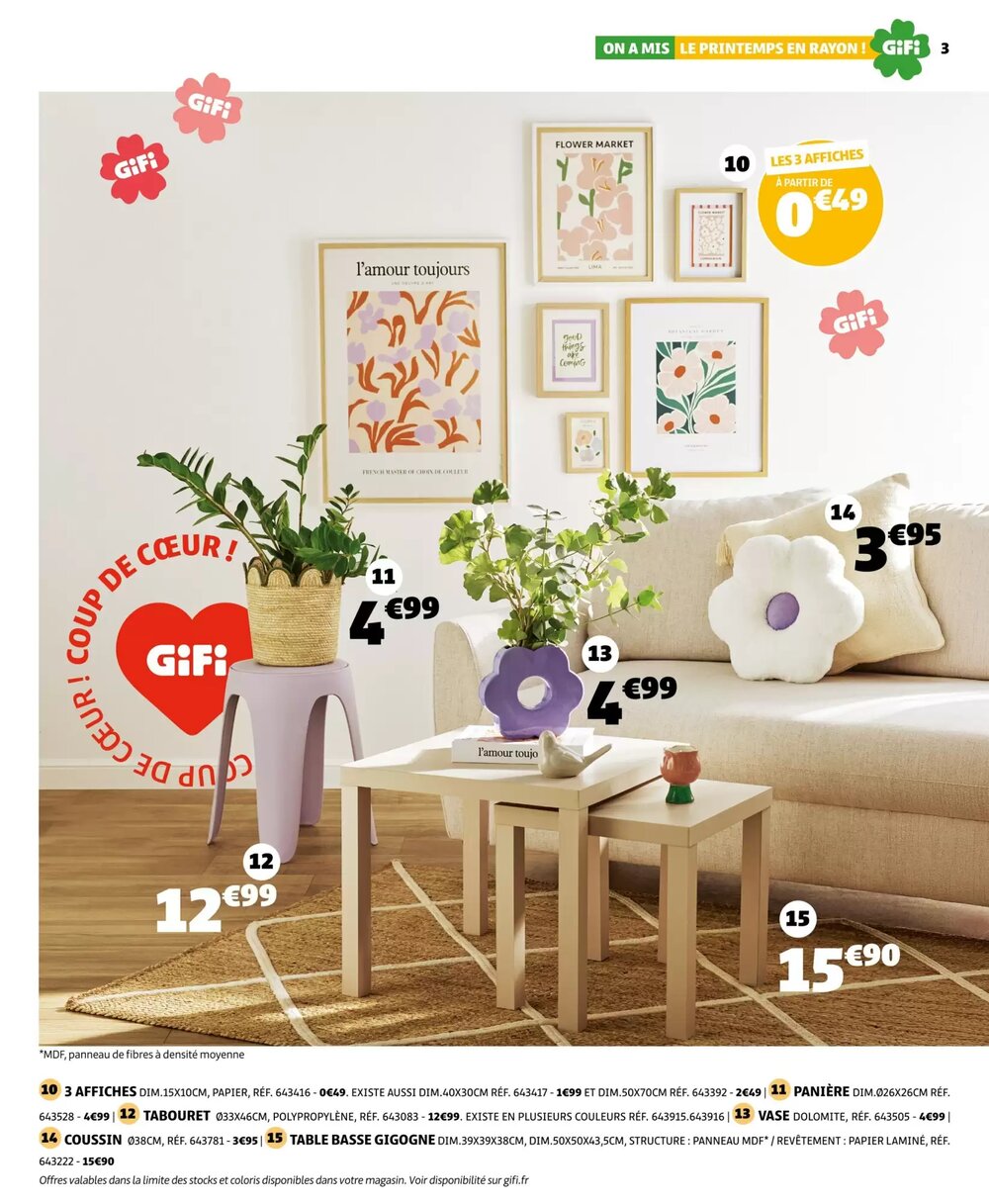Prospectus promotionnel Gifi valable à partir du 10/03/2026 - Page 3.