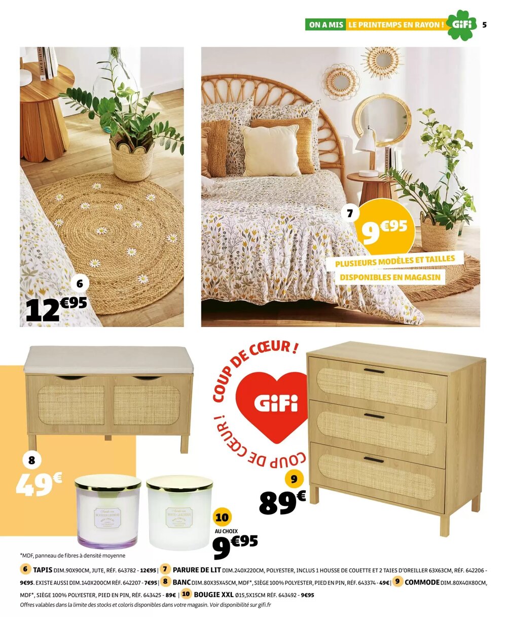 Prospectus promotionnel Gifi valable à partir du 10/03/2026 - Page 5.