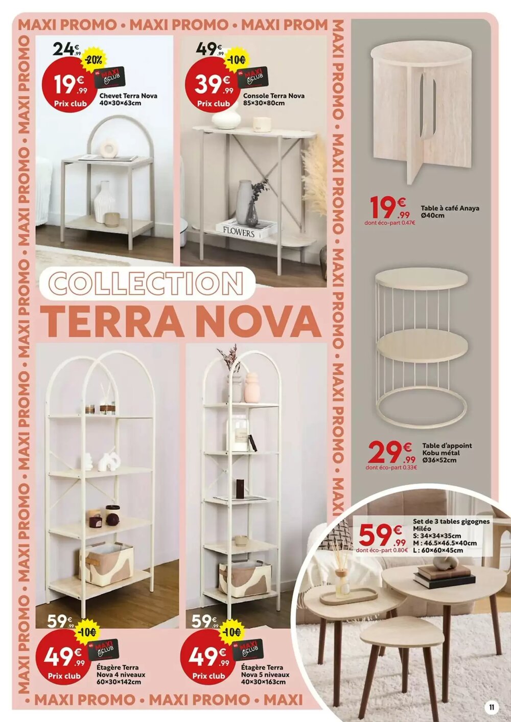 Prospectus promotionnel Maxi Bazar valable à partir du 11/03/2026 - Page 11.