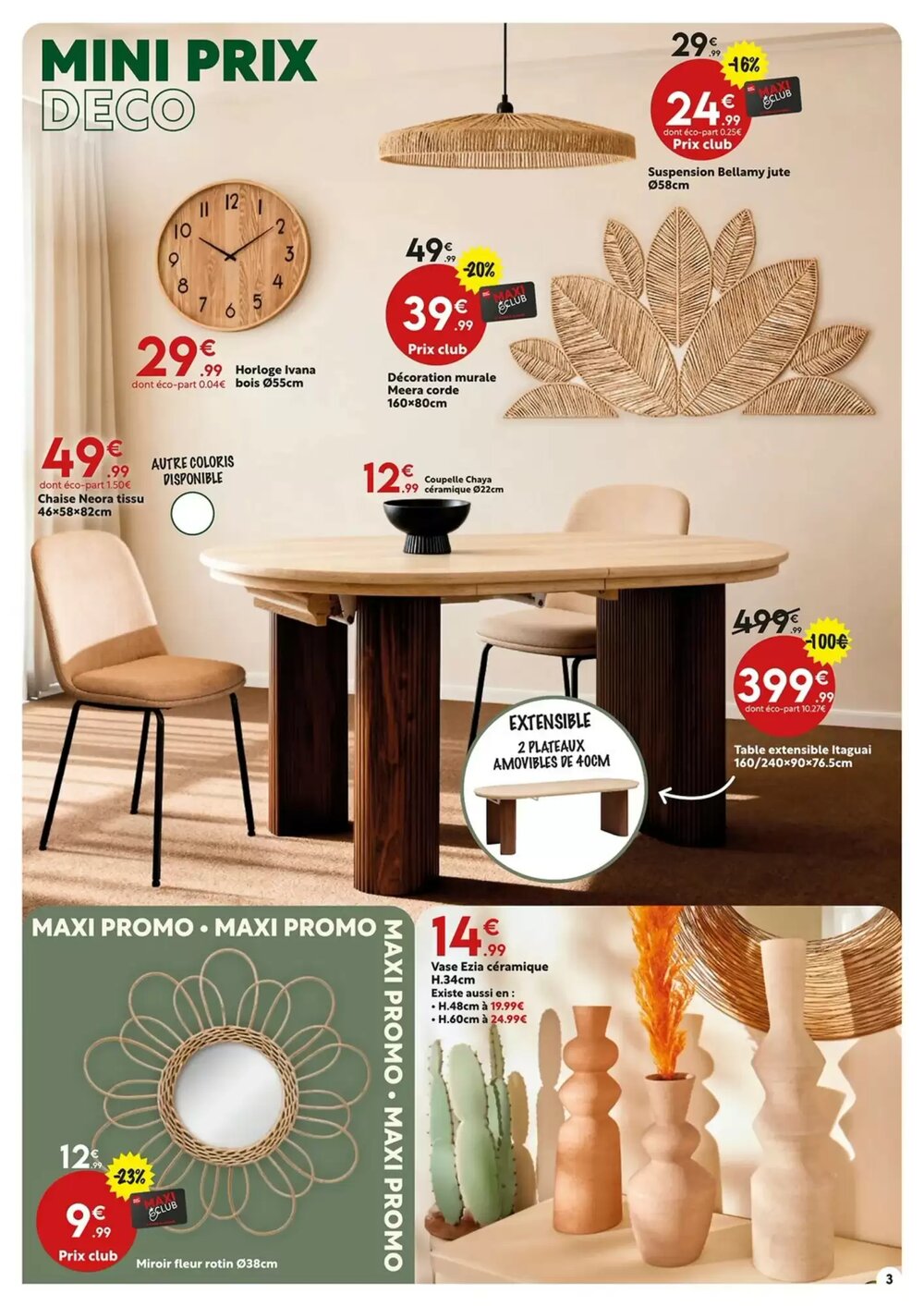 Prospectus promotionnel Maxi Bazar valable à partir du 11/03/2026 - Page 3.