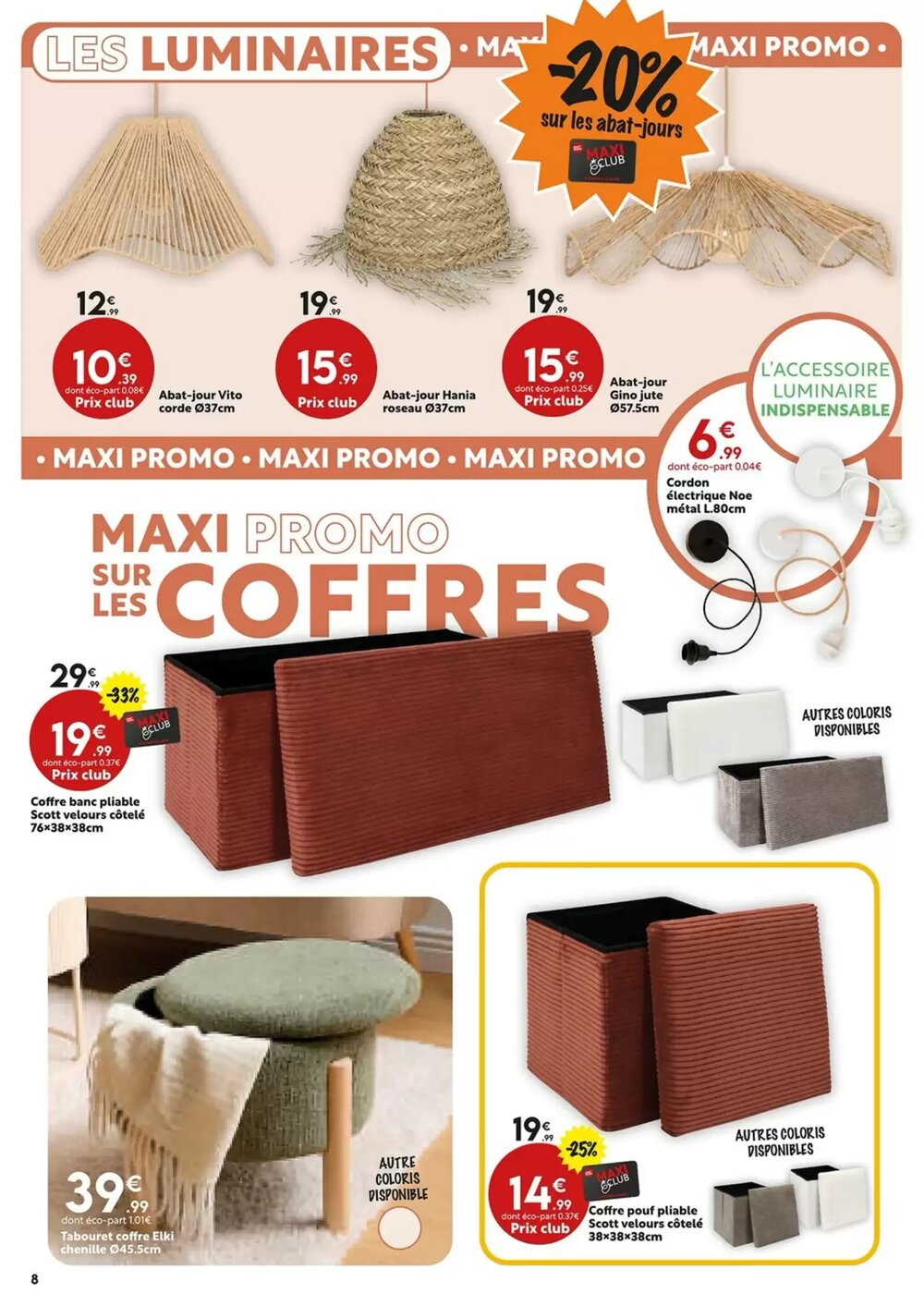 Prospectus promotionnel Maxi Bazar valable à partir du 11/03/2026 - Page 8.
