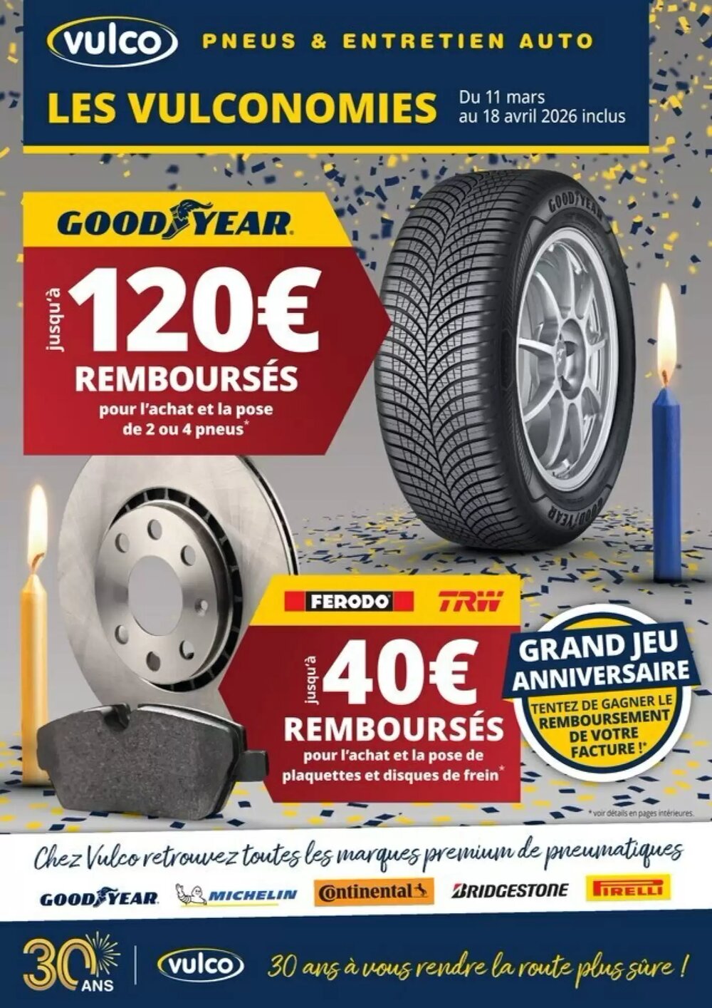 Prospectus promotionnel Vulco valable à partir du 11/03/2026 - Page 1.