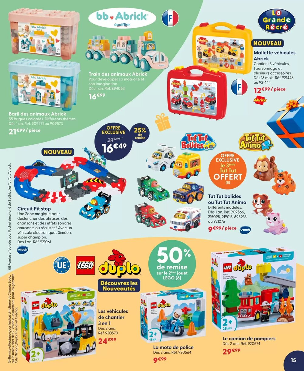 Prospectus promotionnel La Grande Récré valable à partir du 13/03/2026 - Page 15.