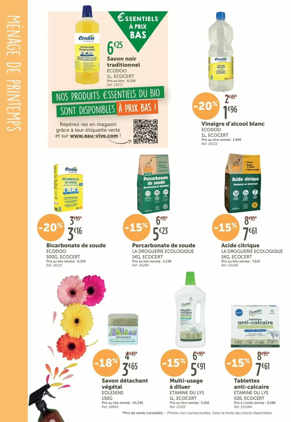 Prospectus promotionnel L'Eau Vive valable à partir du 15/03/2026 - Page 4.