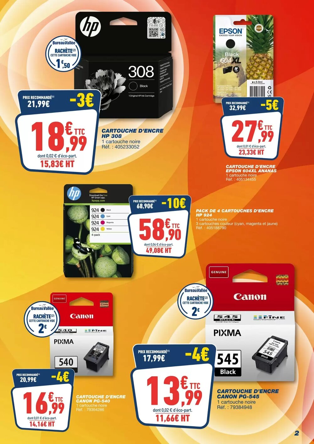 Prospectus promotionnel Bureau Vallée valable à partir du 16/03/2026 - Page 2.