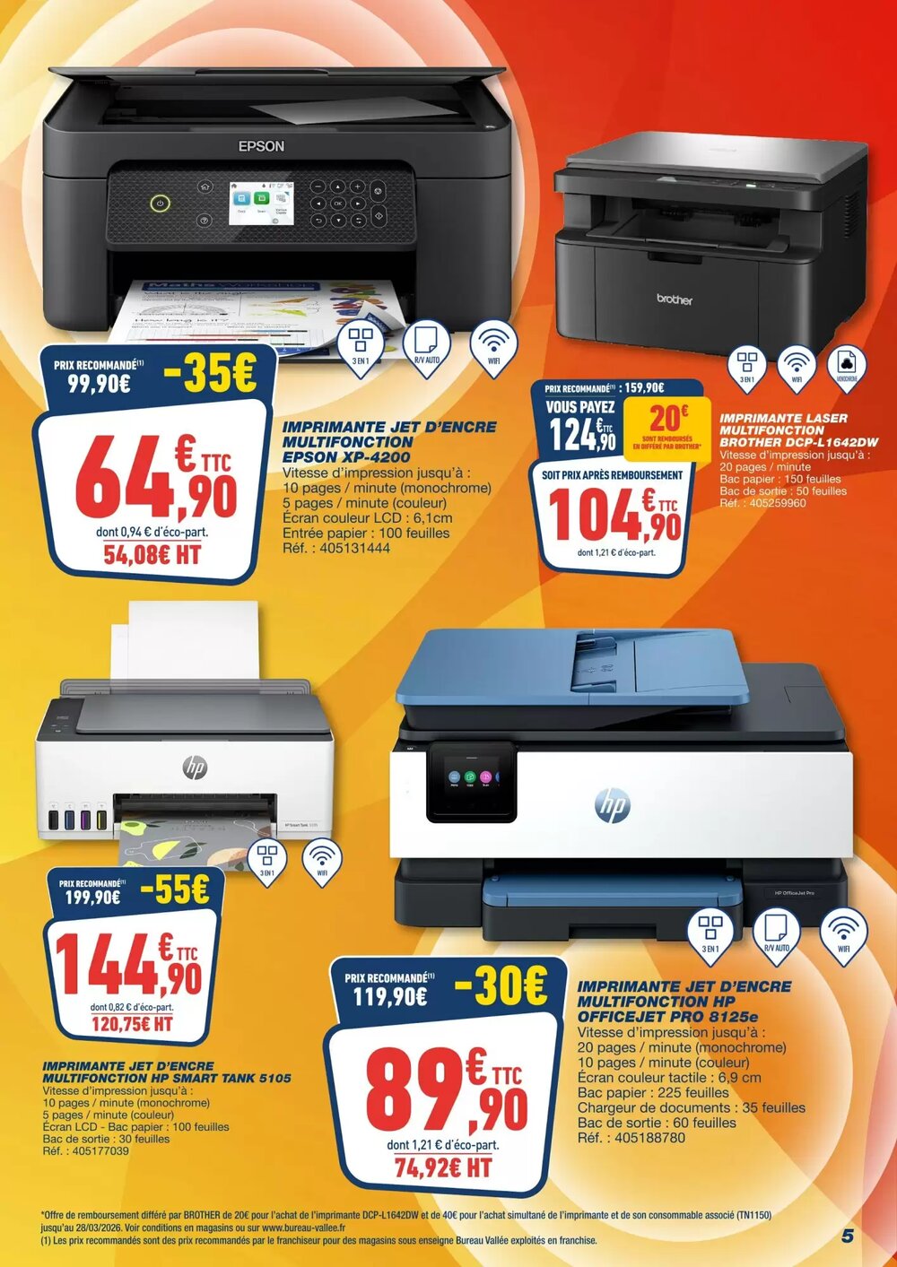 Prospectus promotionnel Bureau Vallée valable à partir du 16/03/2026 - Page 5.