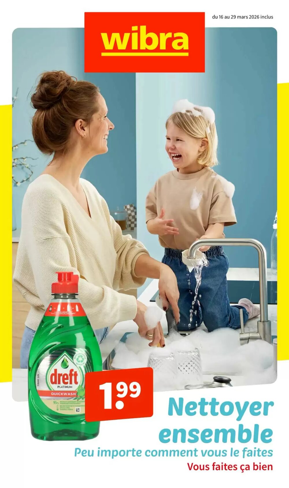 Prospectus promotionnel Wibra valable à partir du 16/03/2026 - Page 1.