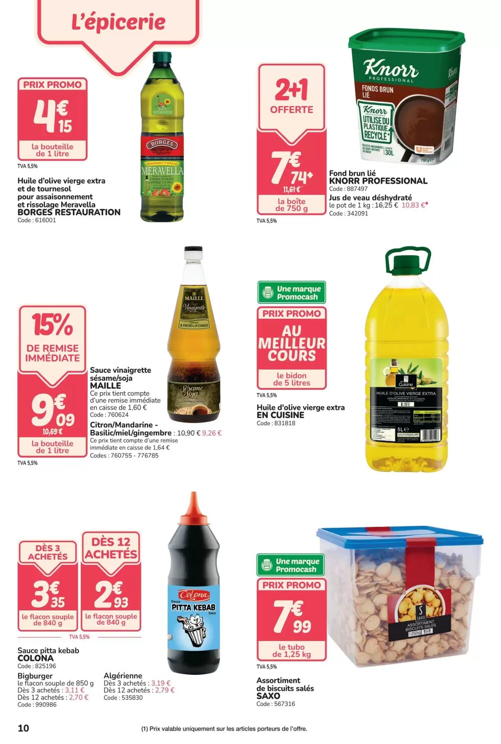 Prospectus promotionnel Promocash valable à partir du 16/03/2026 - Page 10.