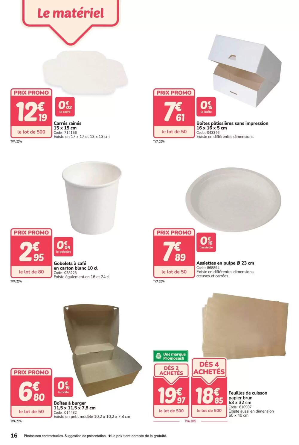 Prospectus promotionnel Promocash valable à partir du 16/03/2026 - Page 16.