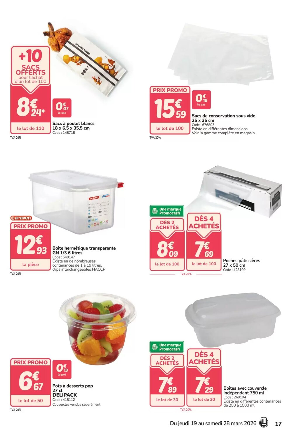 Prospectus promotionnel Promocash valable à partir du 16/03/2026 - Page 17.