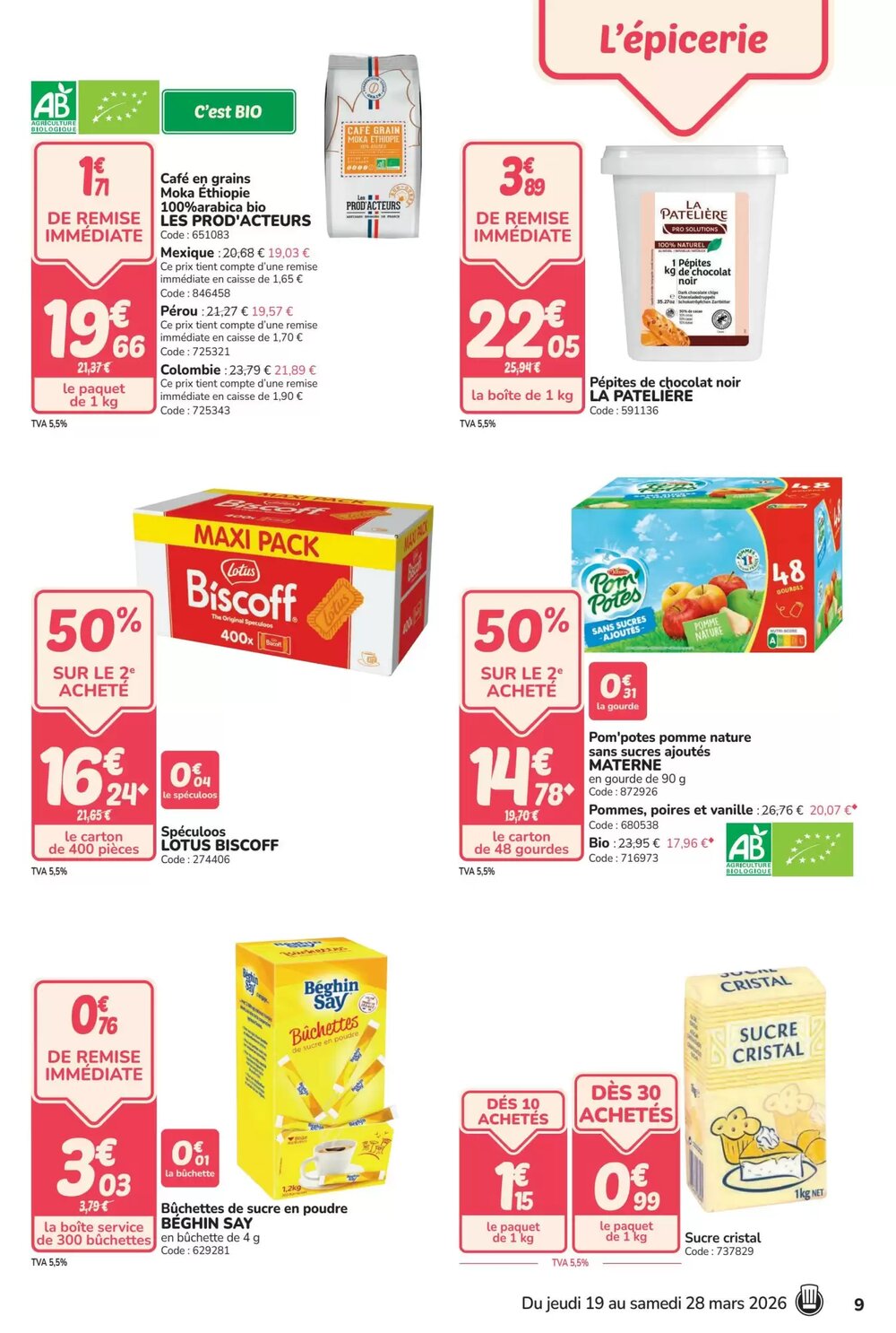 Prospectus promotionnel Promocash valable à partir du 16/03/2026 - Page 9.