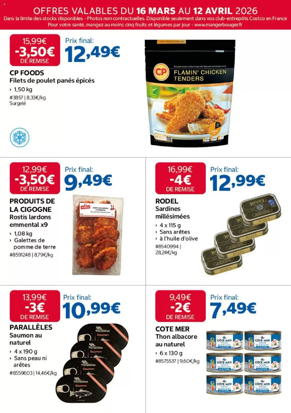 Prospectus promotionnel Costco valable à partir du 16/03/2026 - Page 2.