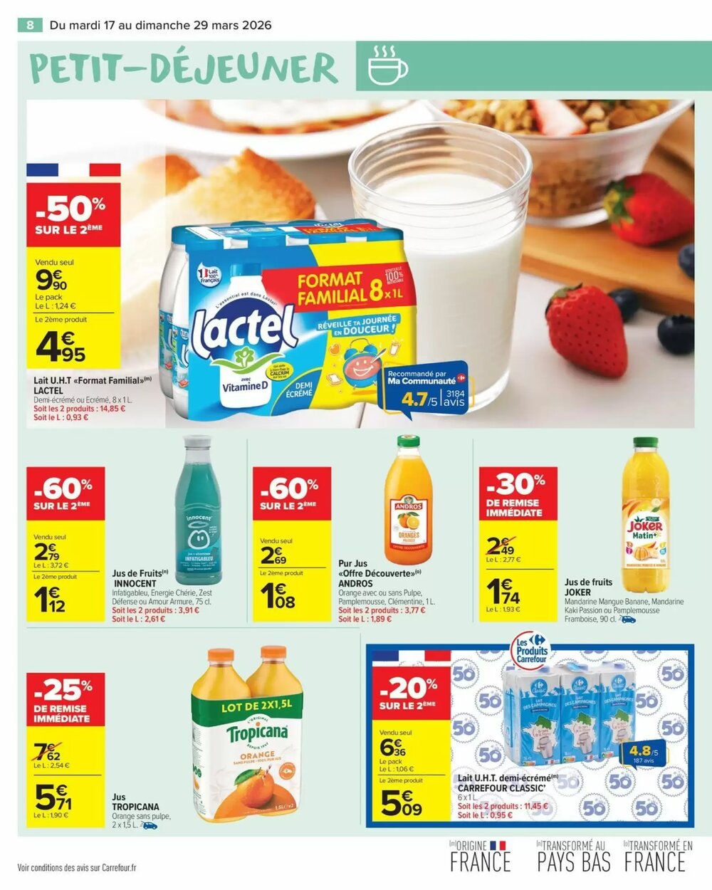 Prospectus promotionnel Carrefour Market valable à partir du 17/03/2026 - Page 10.
