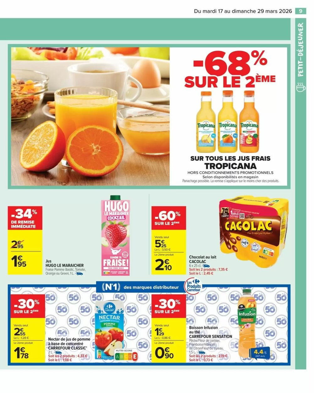Prospectus promotionnel Carrefour Market valable à partir du 17/03/2026 - Page 11.