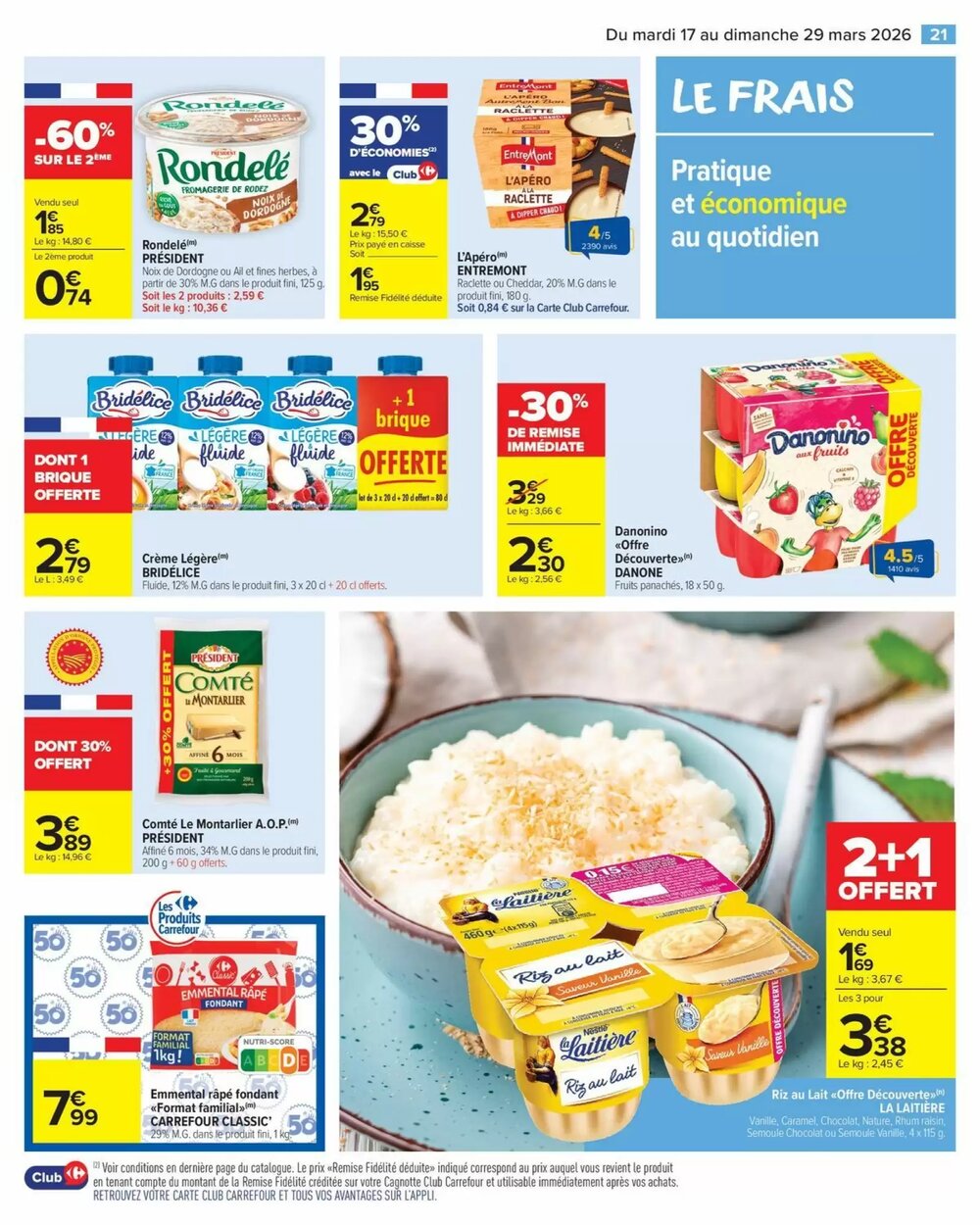 Prospectus promotionnel Carrefour Market valable à partir du 17/03/2026 - Page 23.