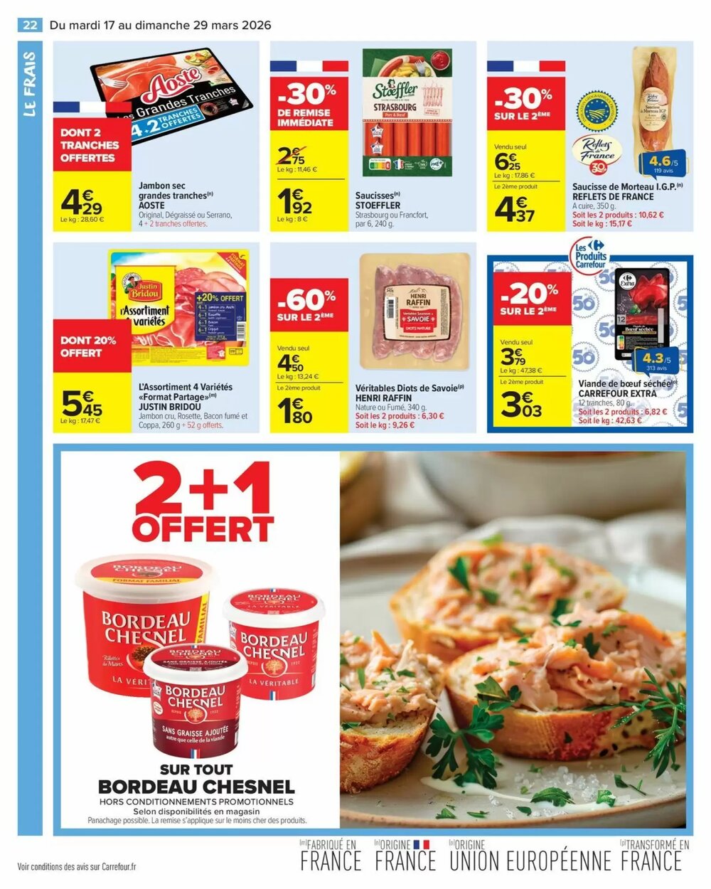 Prospectus promotionnel Carrefour Market valable à partir du 17/03/2026 - Page 24.