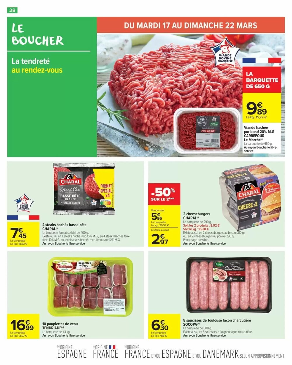 Prospectus promotionnel Carrefour Market valable à partir du 17/03/2026 - Page 30.