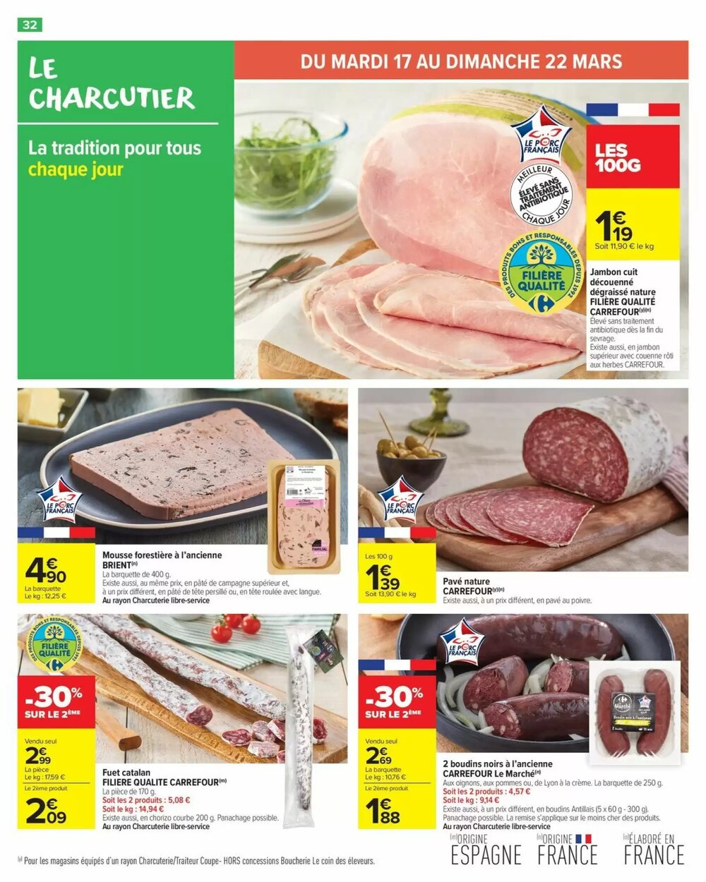Prospectus promotionnel Carrefour Market valable à partir du 17/03/2026 - Page 34.