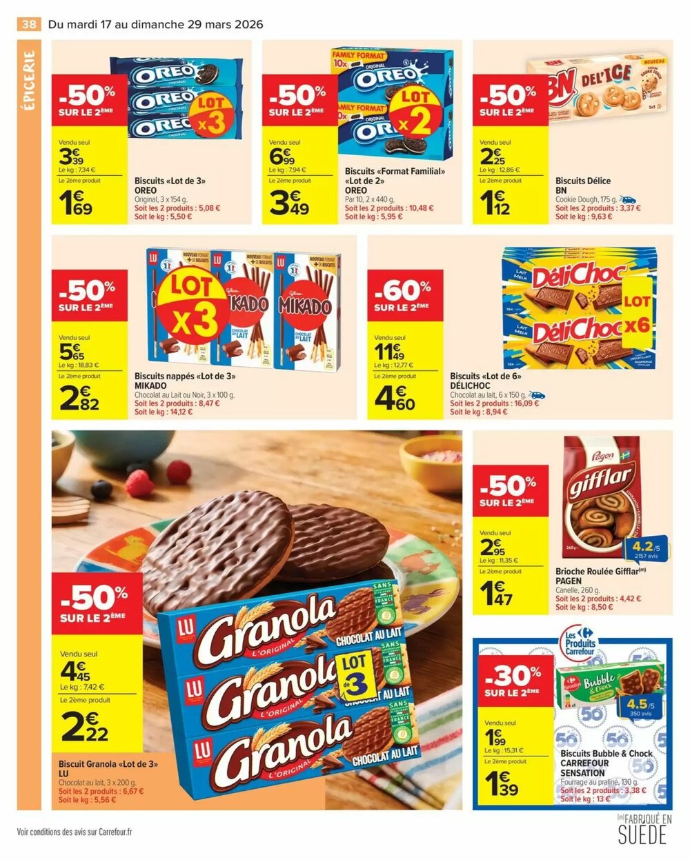Prospectus promotionnel Carrefour Market valable à partir du 17/03/2026 - Page 40.