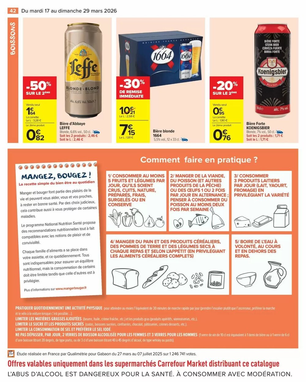 Prospectus promotionnel Carrefour Market valable à partir du 17/03/2026 - Page 44.