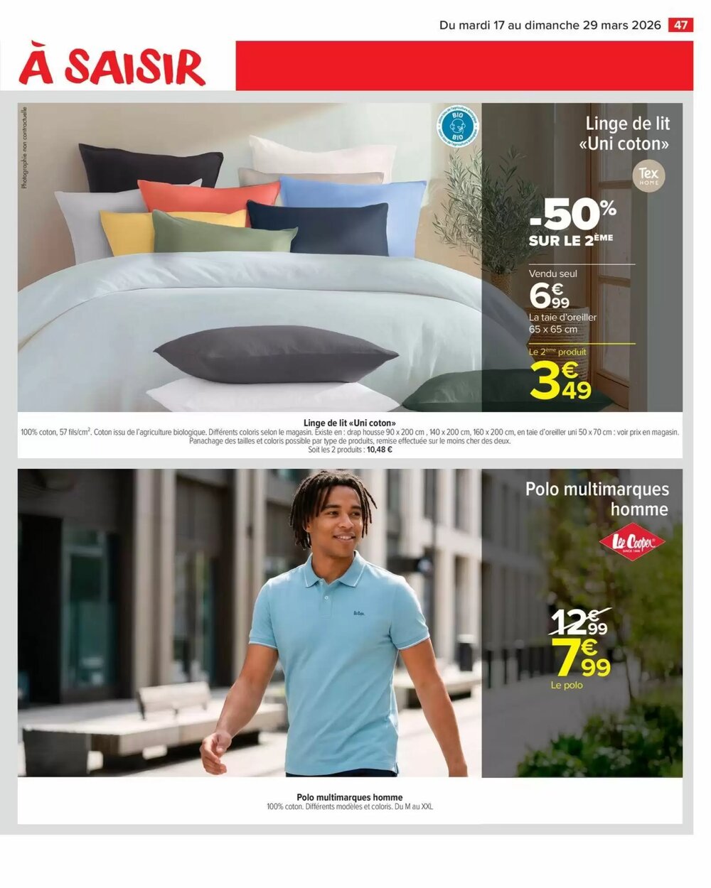 Prospectus promotionnel Carrefour Market valable à partir du 17/03/2026 - Page 49.