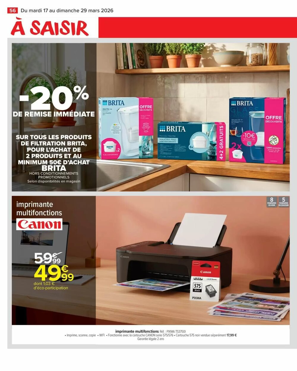 Prospectus promotionnel Carrefour Market valable à partir du 17/03/2026 - Page 58.