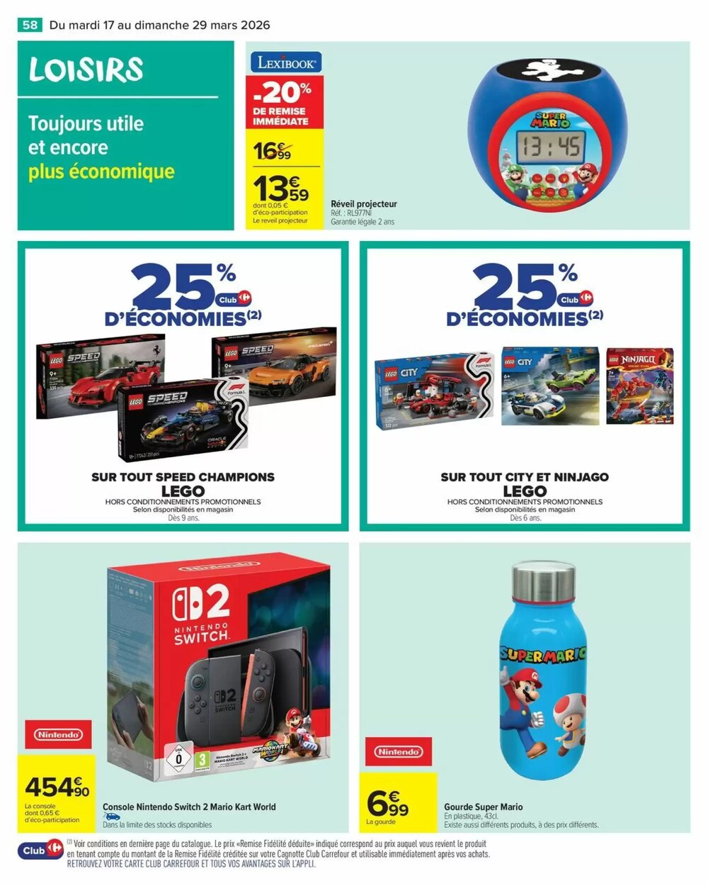 Prospectus promotionnel Carrefour Market valable à partir du 17/03/2026 - Page 60.