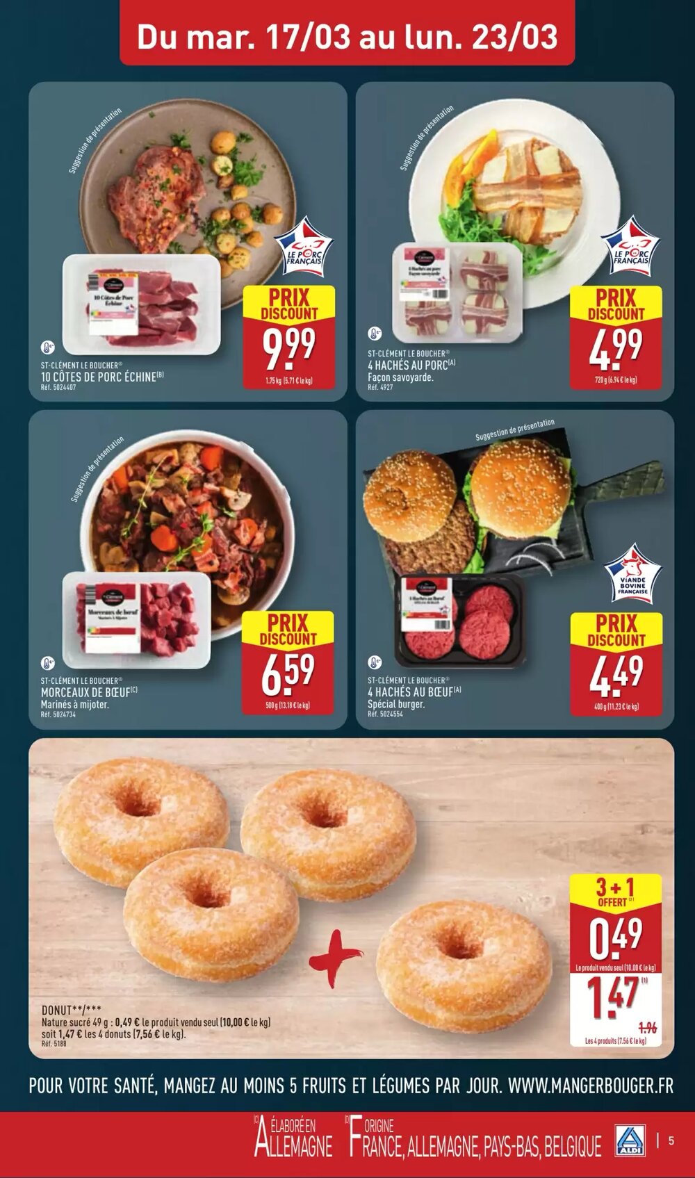 Prospectus promotionnel ALDI valable à partir du 17/03/2026 - Page 7.