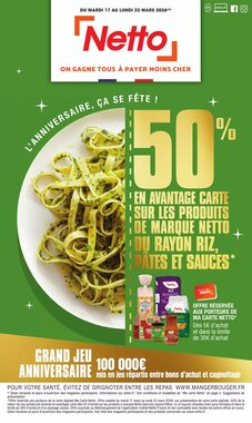 Prospectus promotionnel Netto valable à partir du 17/03/2026