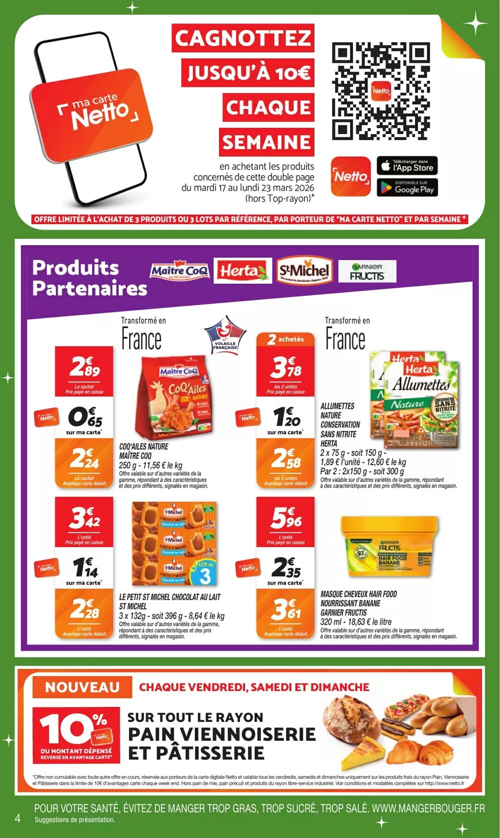 Prospectus promotionnel Netto valable à partir du 17/03/2026 - Page 4.