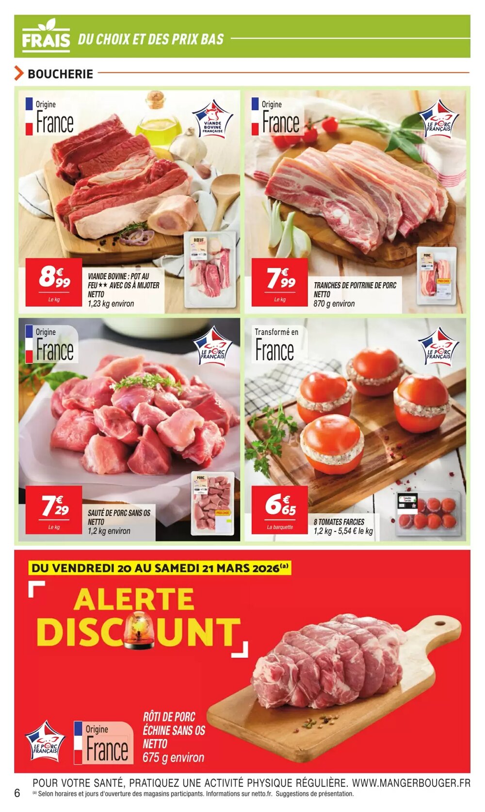 Prospectus promotionnel Netto valable à partir du 17/03/2026 - Page 6.