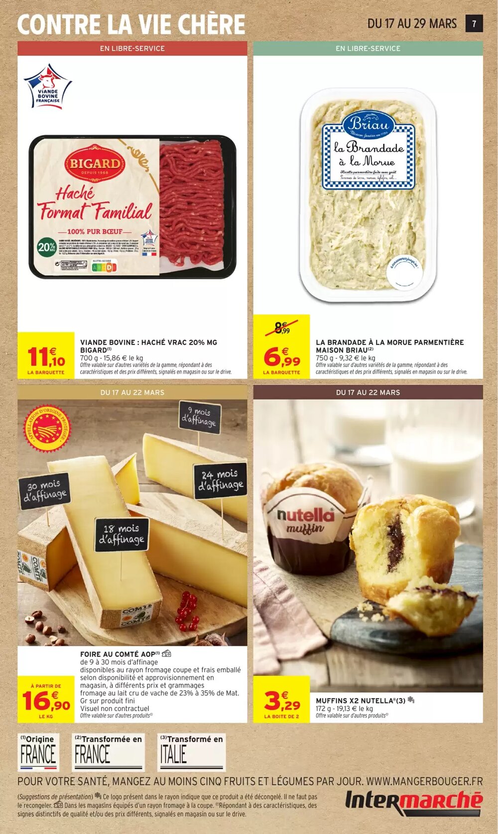 Prospectus promotionnel Intermarché valable à partir du 17/03/2026 - Page 7.