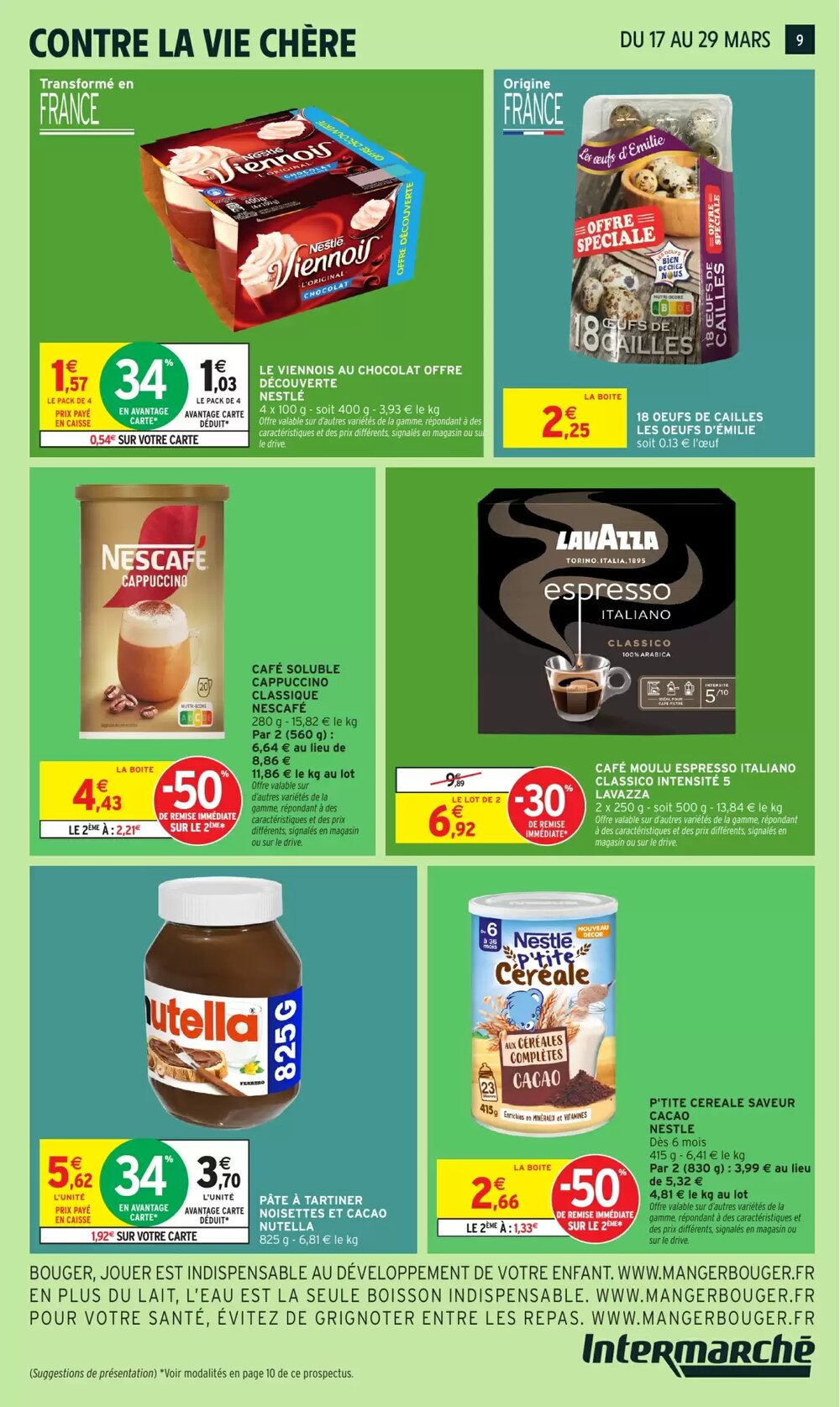 Prospectus promotionnel Intermarché valable à partir du 17/03/2026 - Page 9.