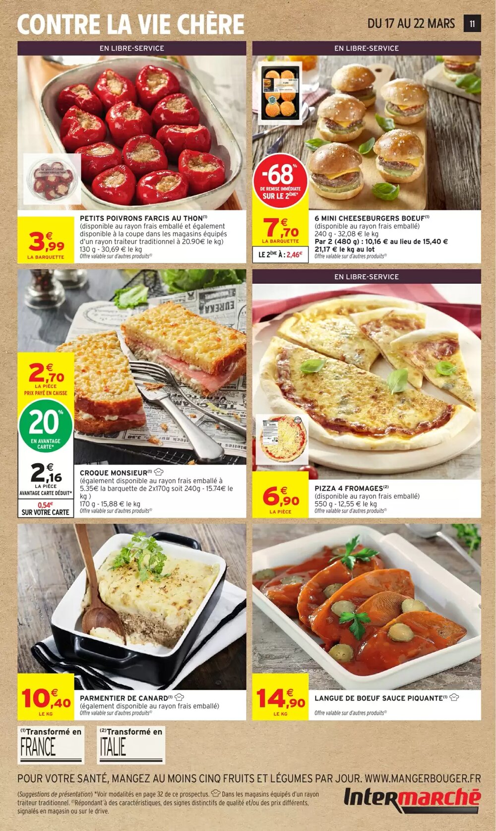 Prospectus promotionnel Intermarché Hyper valable à partir du 17/03/2026 - Page 11.