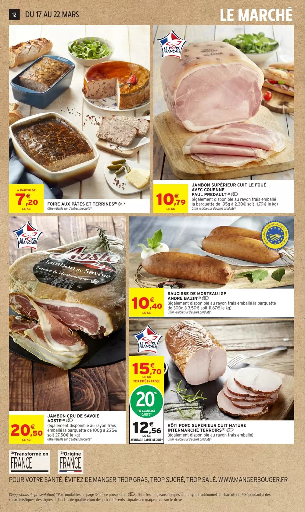 Prospectus promotionnel Intermarché Hyper valable à partir du 17/03/2026 - Page 12.