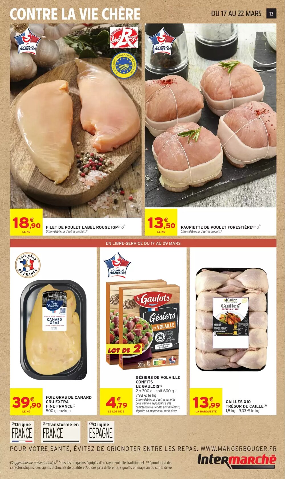Prospectus promotionnel Intermarché Hyper valable à partir du 17/03/2026 - Page 13.