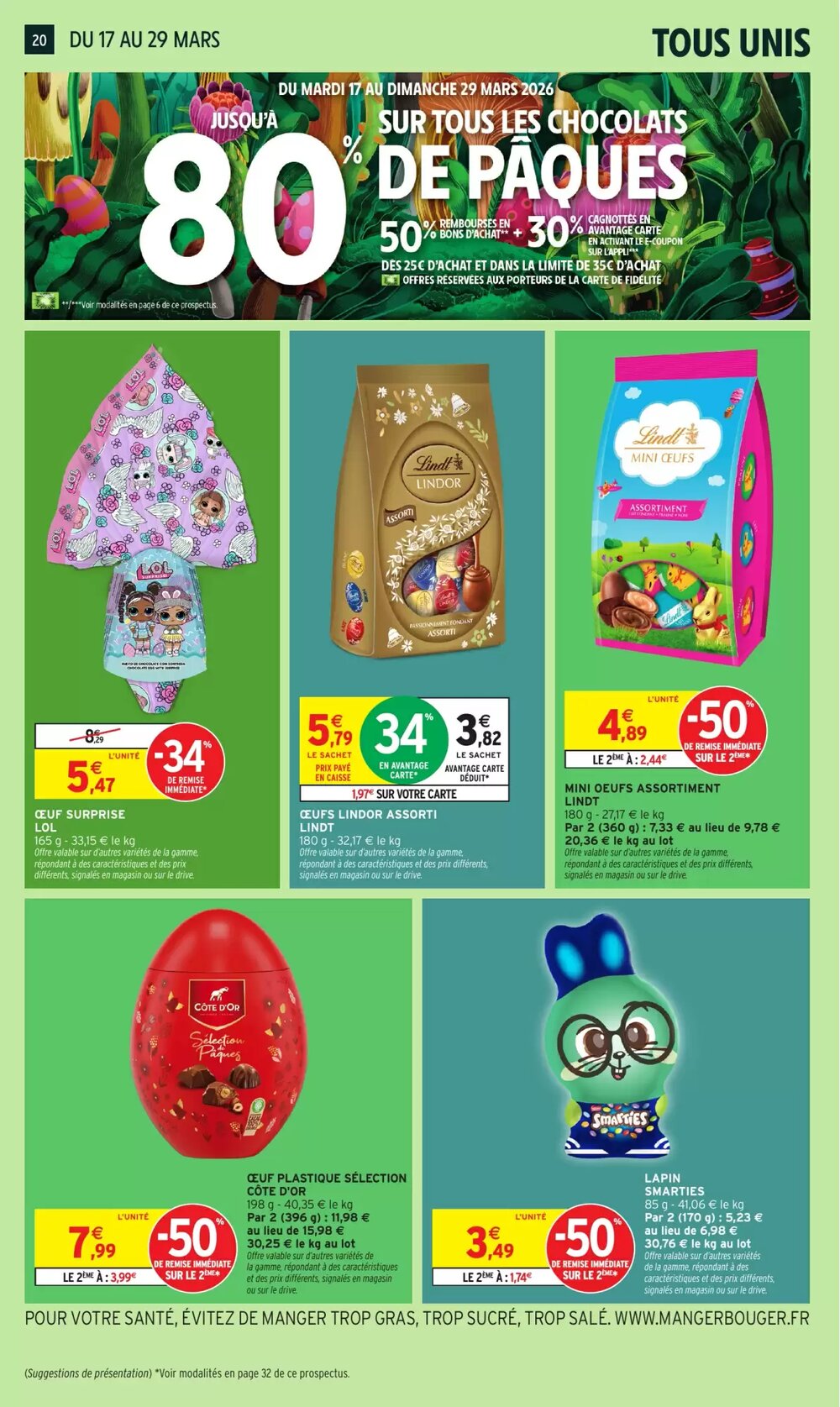 Prospectus promotionnel Intermarché Hyper valable à partir du 17/03/2026 - Page 20.