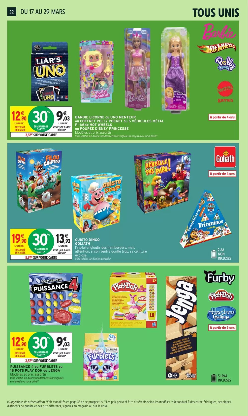 Prospectus promotionnel Intermarché Hyper valable à partir du 17/03/2026 - Page 22.
