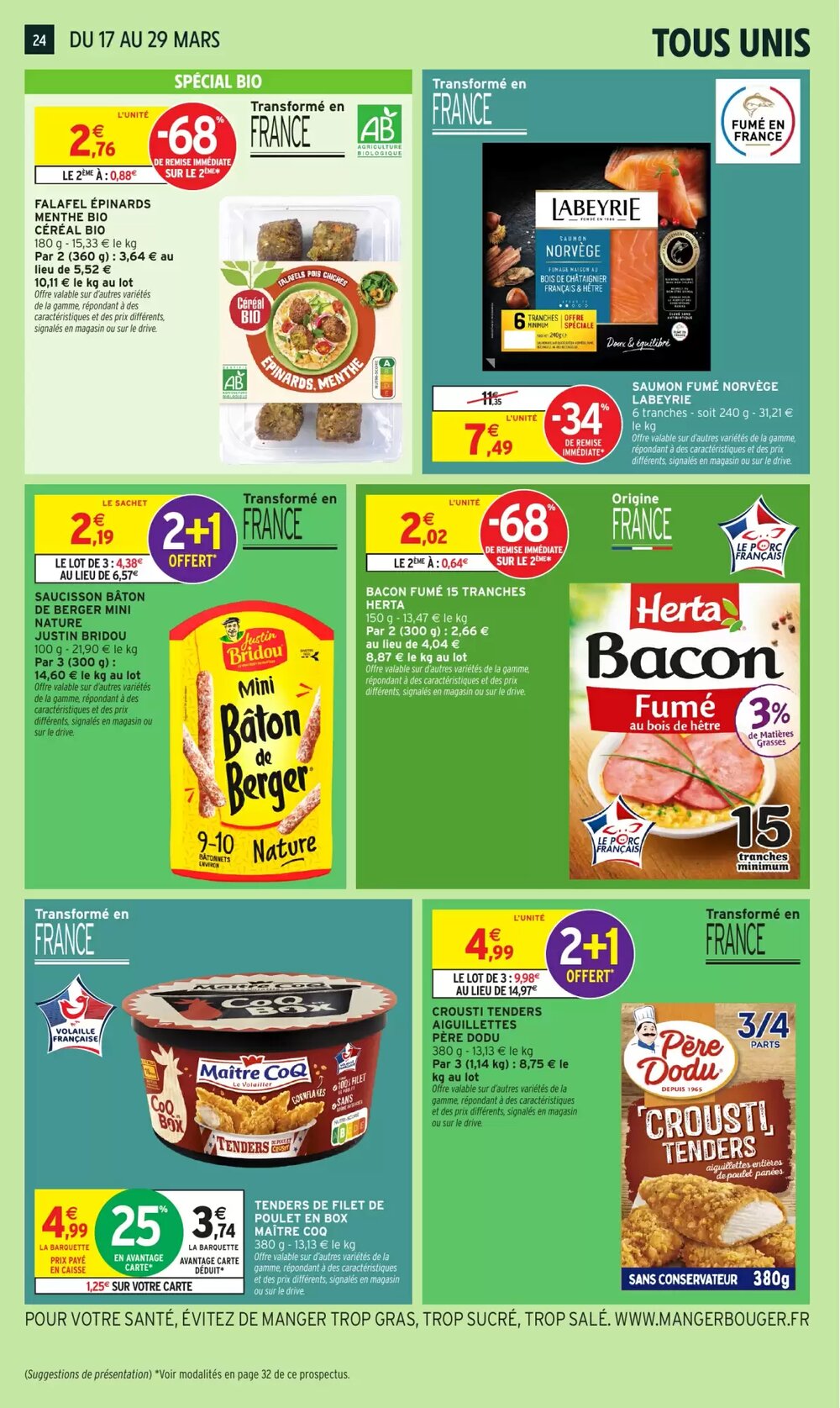 Prospectus promotionnel Intermarché Hyper valable à partir du 17/03/2026 - Page 24.