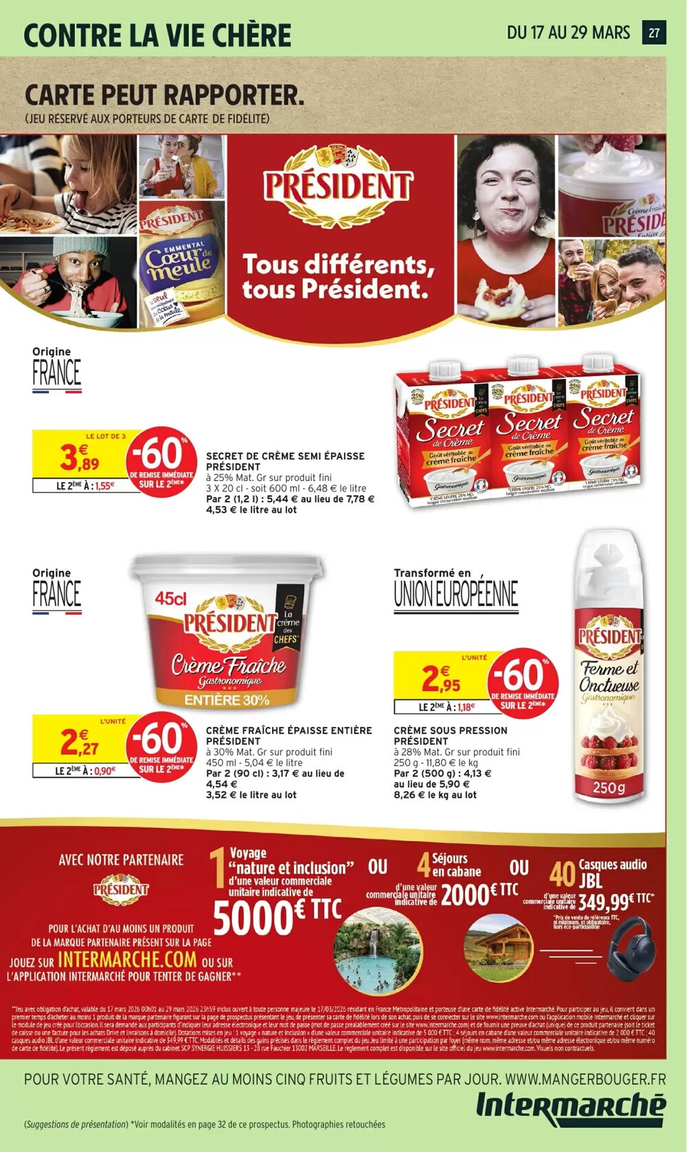 Prospectus promotionnel Intermarché Hyper valable à partir du 17/03/2026 - Page 27.