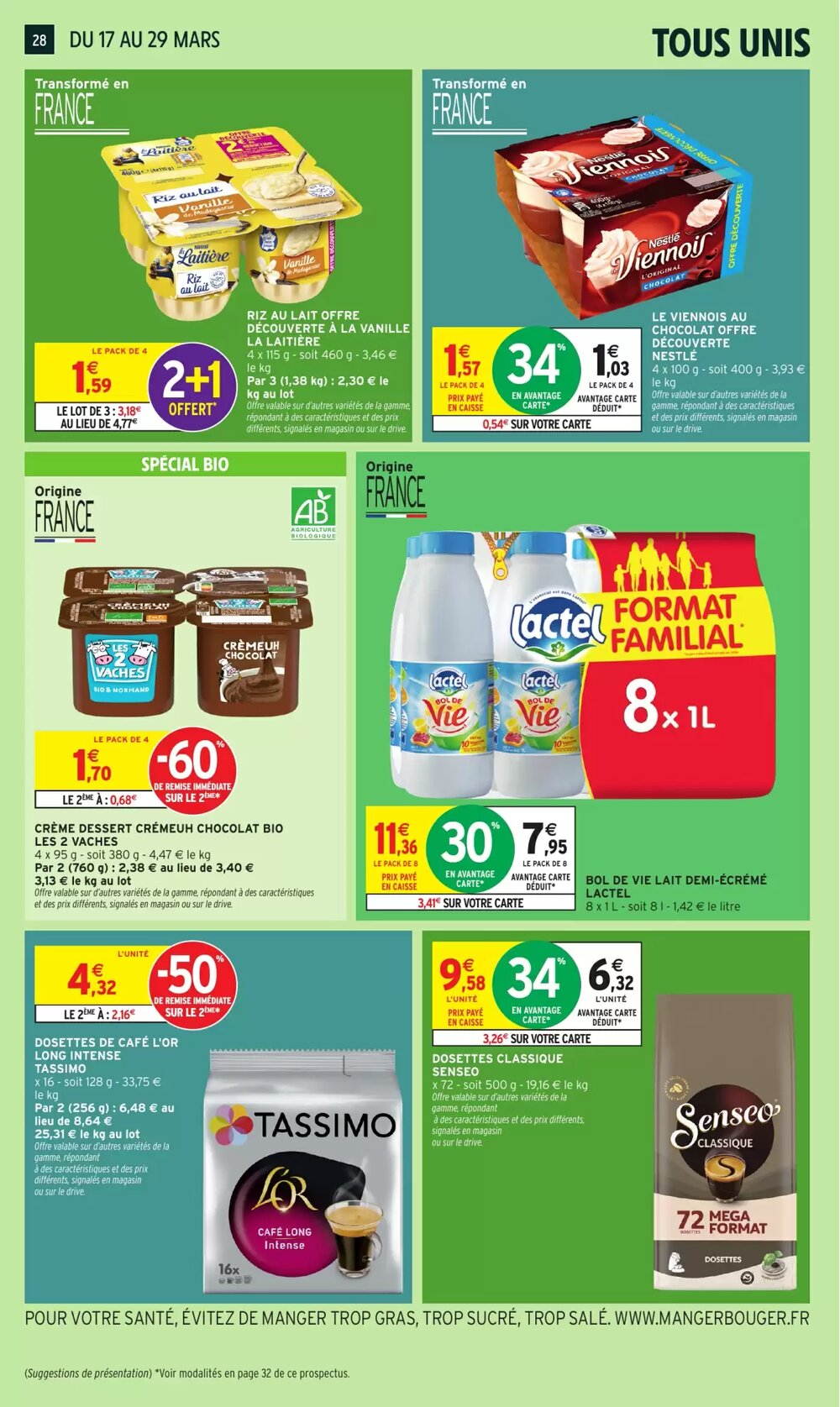 Prospectus promotionnel Intermarché Hyper valable à partir du 17/03/2026 - Page 28.