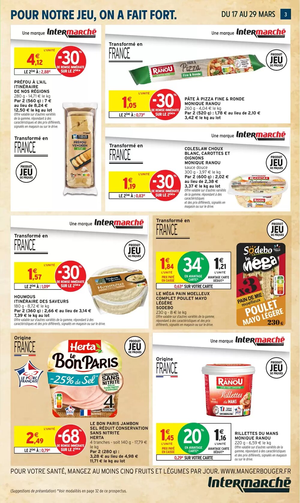 Prospectus promotionnel Intermarché Hyper valable à partir du 17/03/2026 - Page 3.