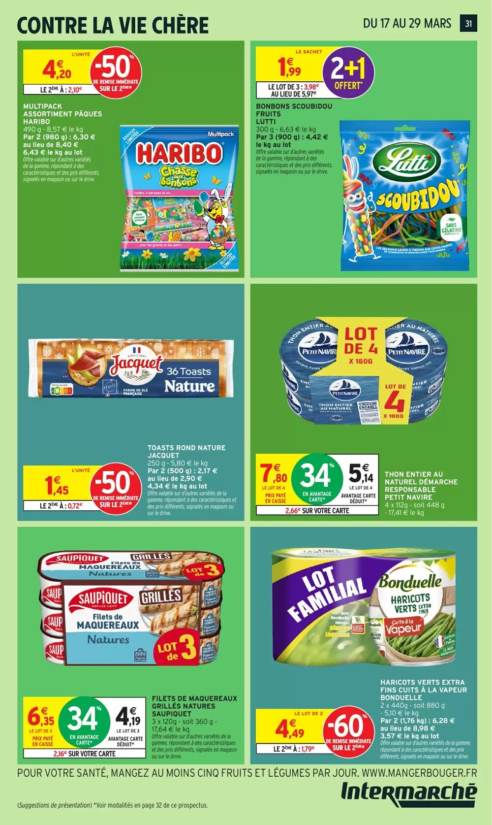 Prospectus promotionnel Intermarché Hyper valable à partir du 17/03/2026 - Page 31.