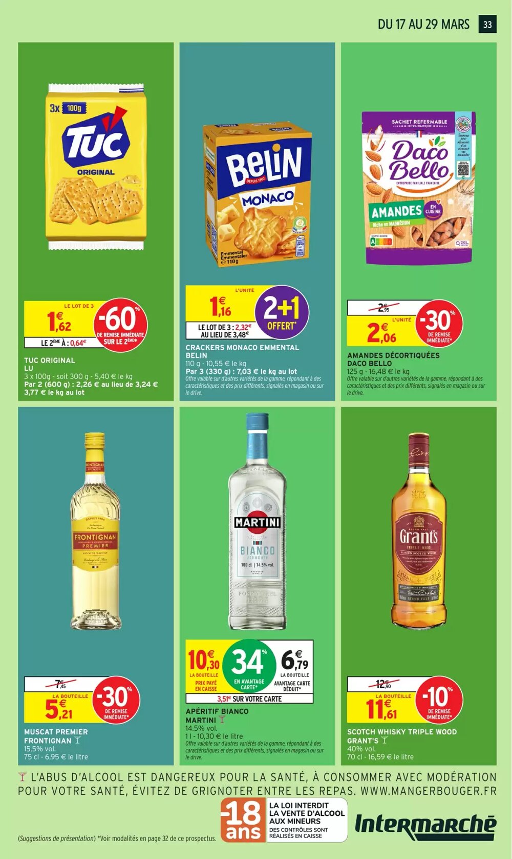 Prospectus promotionnel Intermarché Hyper valable à partir du 17/03/2026 - Page 33.