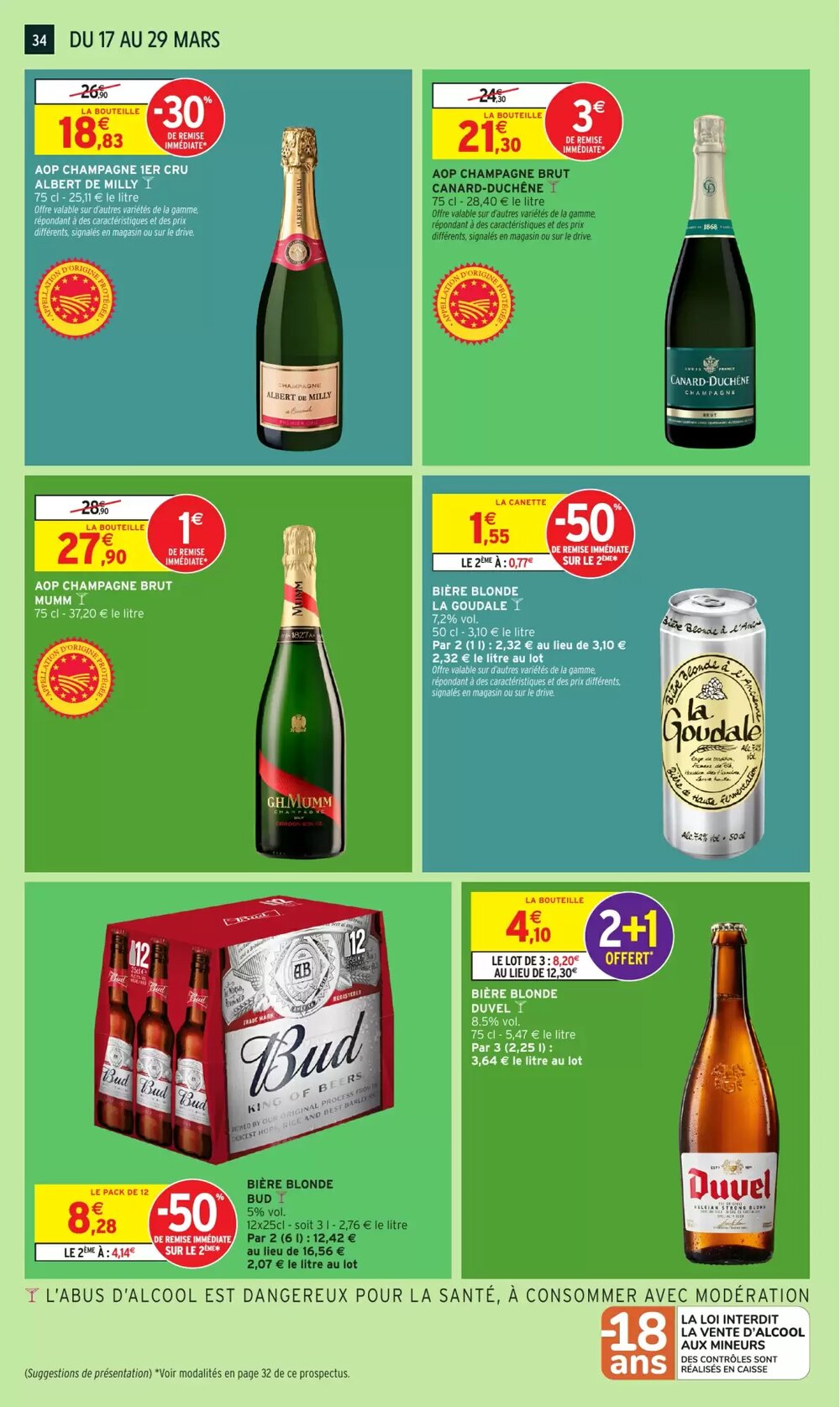 Prospectus promotionnel Intermarché Hyper valable à partir du 17/03/2026 - Page 34.