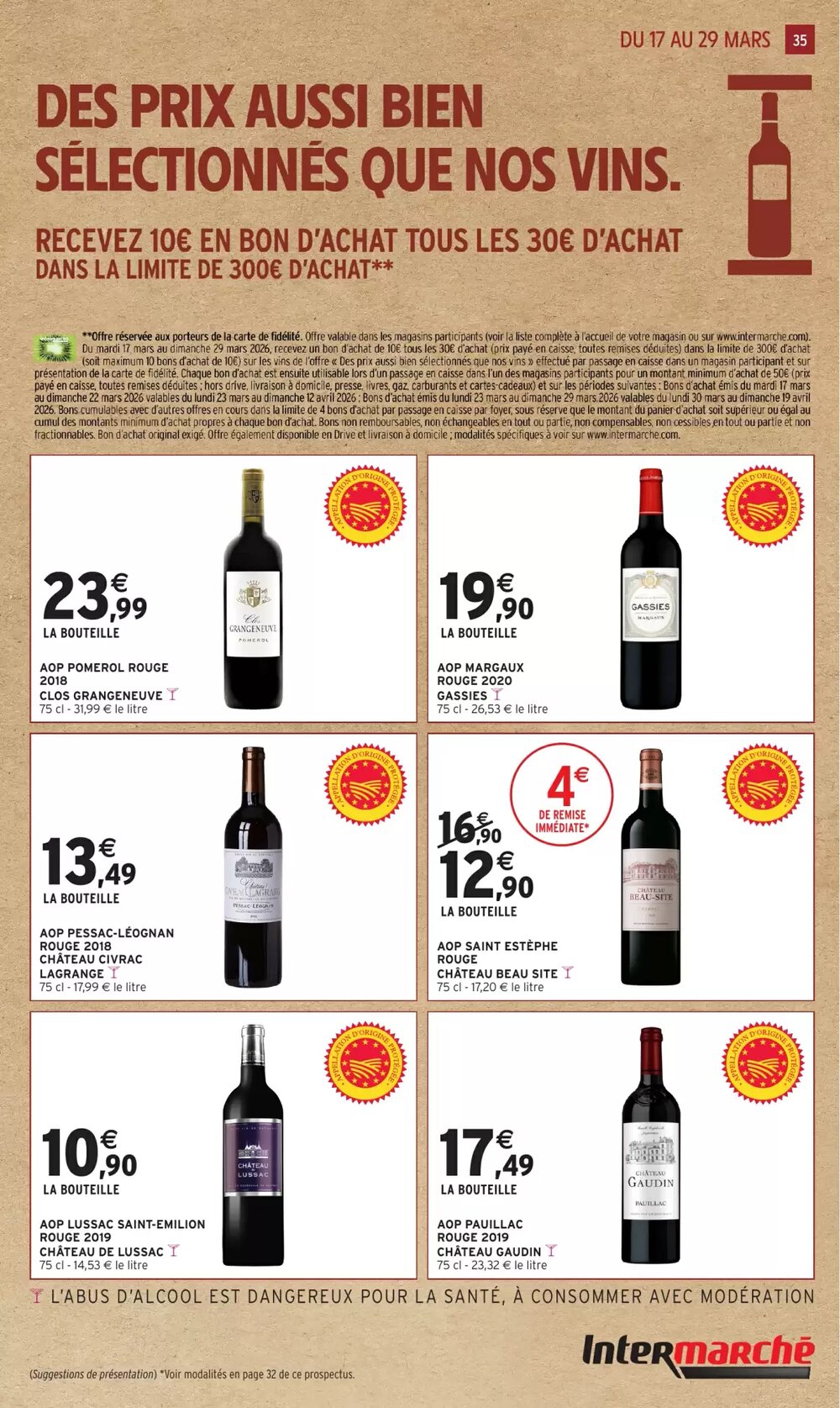 Prospectus promotionnel Intermarché Hyper valable à partir du 17/03/2026 - Page 35.