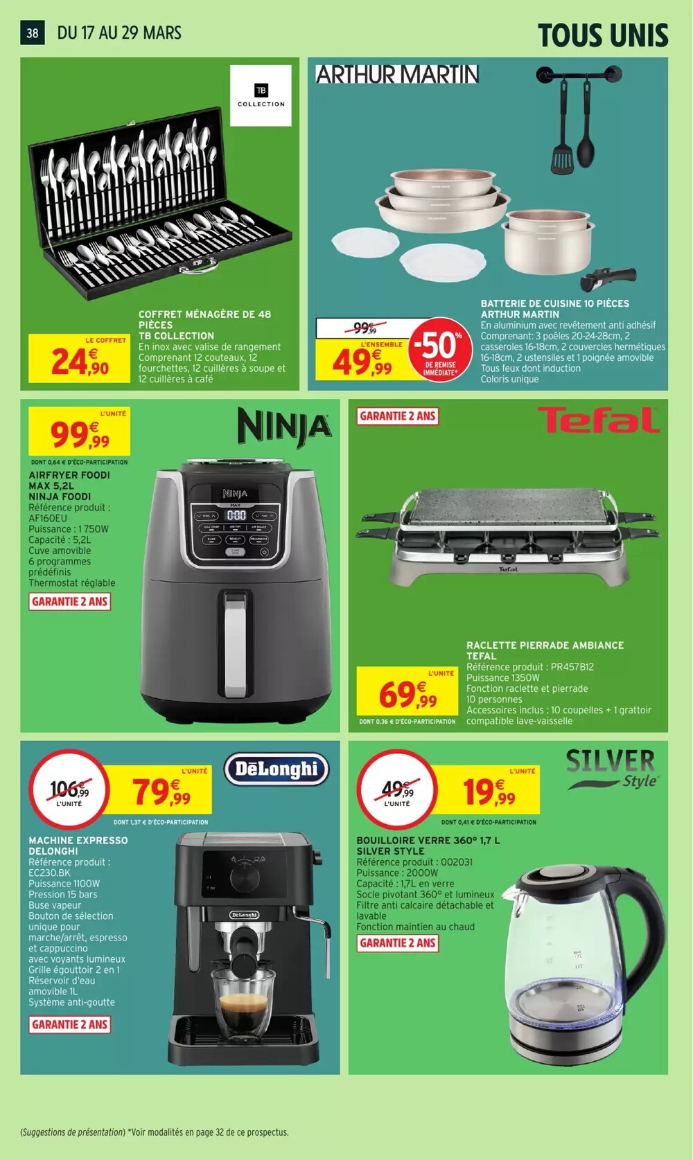 Prospectus promotionnel Intermarché Hyper valable à partir du 17/03/2026 - Page 38.