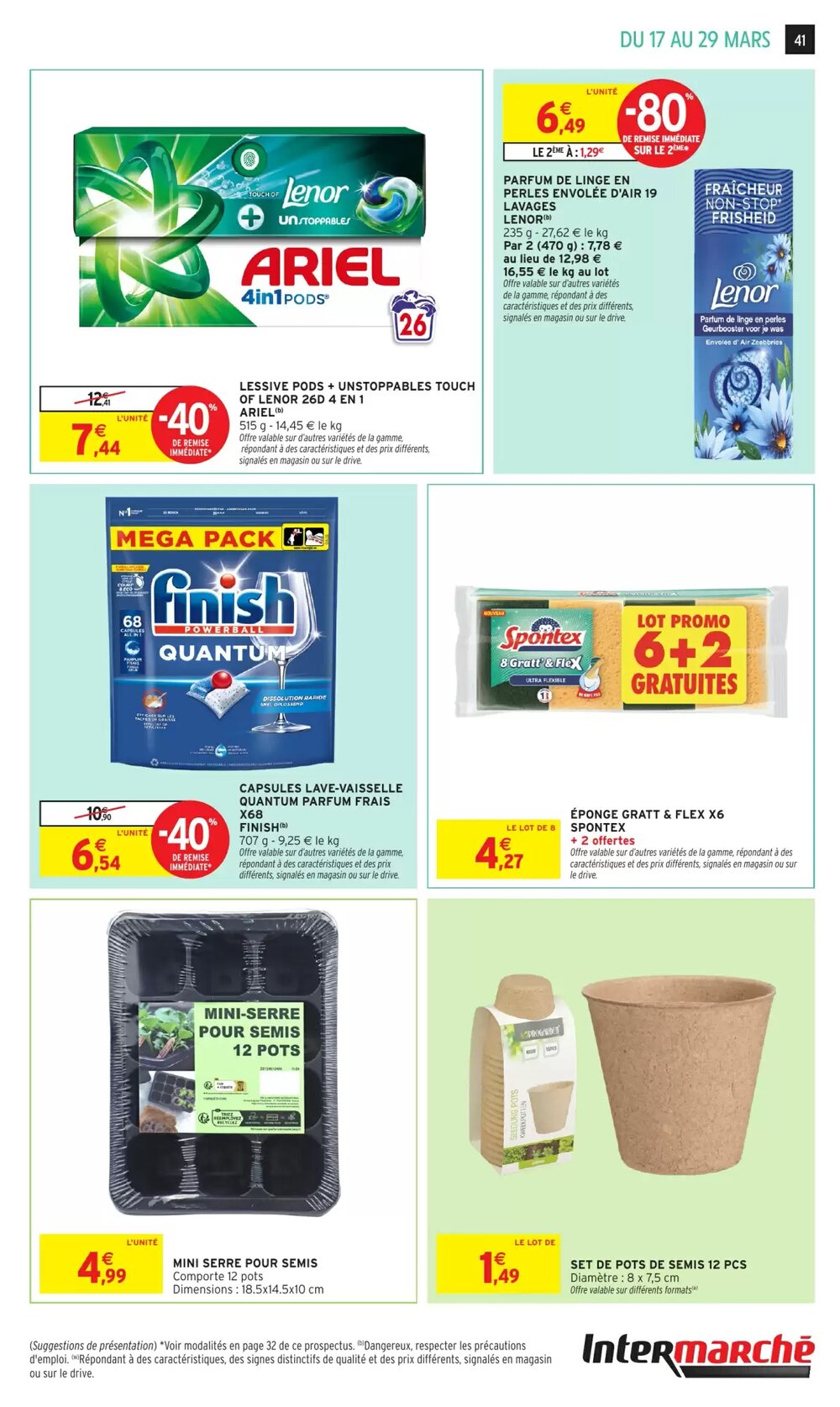 Prospectus promotionnel Intermarché Hyper valable à partir du 17/03/2026 - Page 41.
