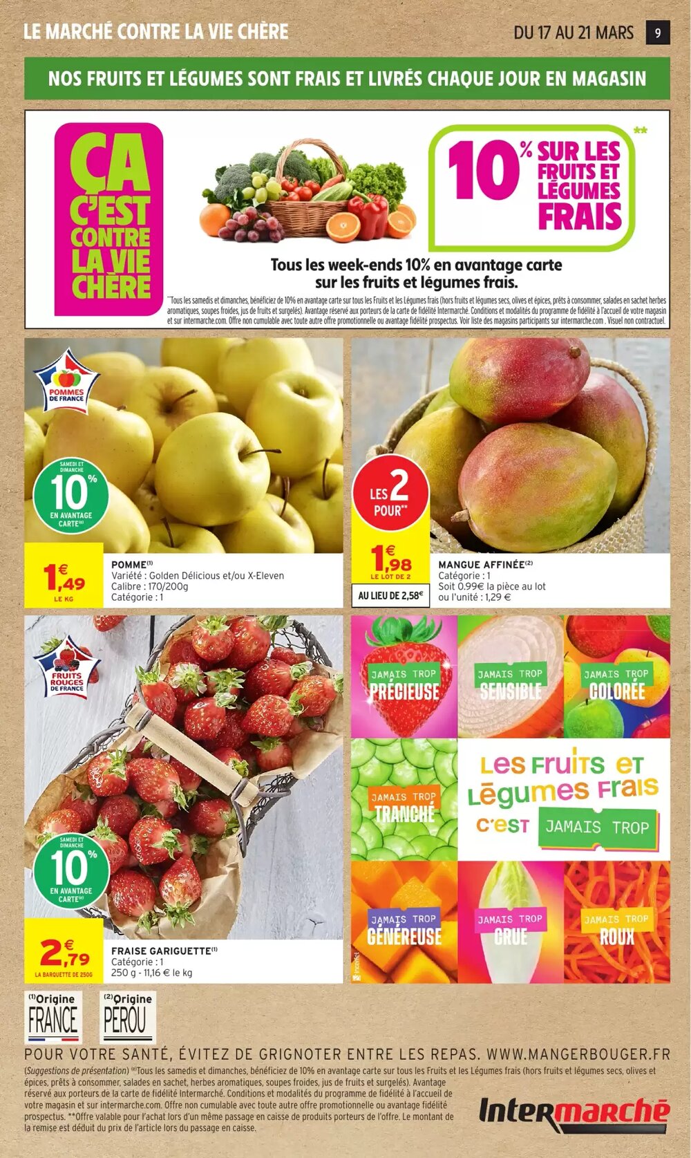 Prospectus promotionnel Intermarché Hyper valable à partir du 17/03/2026 - Page 9.